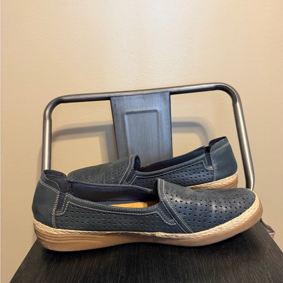 Clarks Blue Espadrilles Sz 11 - Picture 6 of 12